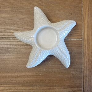 NWOT! POTTARY BARN-STARFISH TEALIGHT CANDLE HOLDER